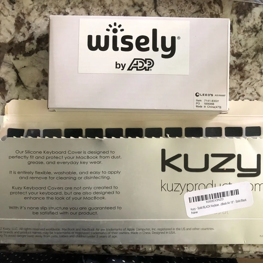 Keyboard cover and ultra thin phone charging pad bundle